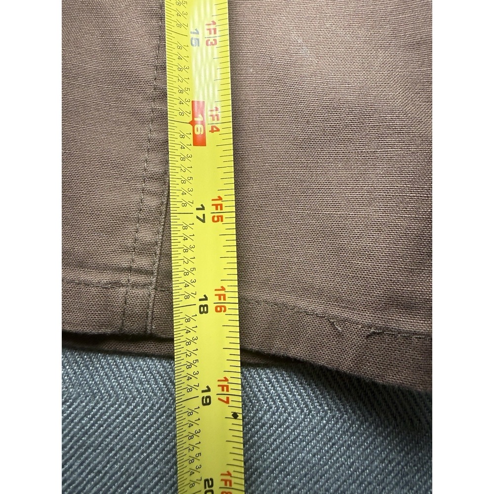ANN TAYLOR LOFT WOMENS COTTON SKIRT SIZE 6 Brown - Picture 6 of 7